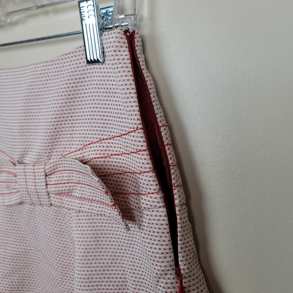 FIRM | Anthro | Elevenses Bow Front A Line Skirt size 6 - Picture 2 of 7